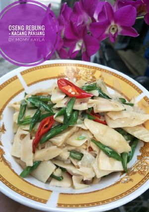Foto resep Oseng Rebung + kacang panjang