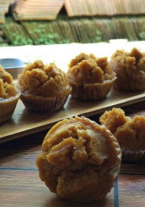 Foto resep Bolu Kukus Gula Merah Merekah (Eggless n No Mixer)