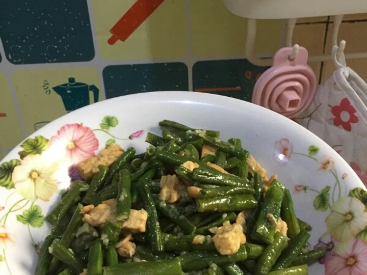 Cara Mudah Menyiapkan Resep Tumis Kacang Panjang+Tempe yang Lezat Anti Ribet, Lezat Sekali