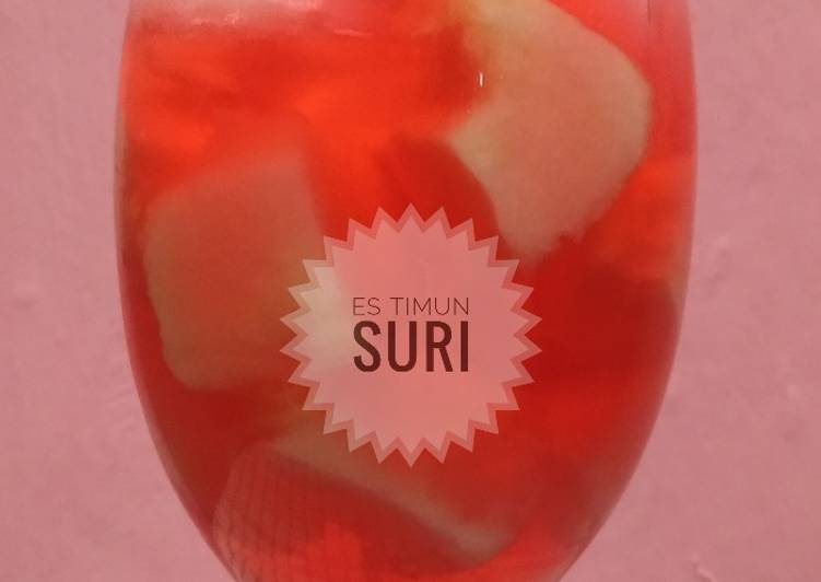 Cara Membuat 22. Es Timun Suri yang Gurih