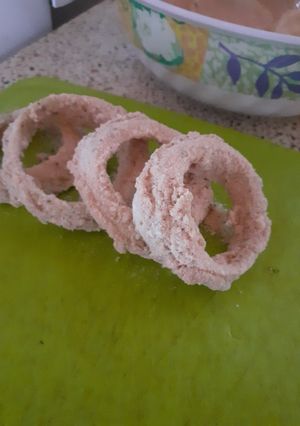 Una foto de Aros de cebolla🧅