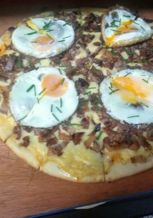 Una foto de Pizza yankee