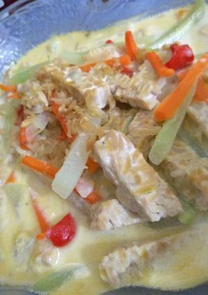 Foto resep Labu Siam & Tempe Kuah Santan
