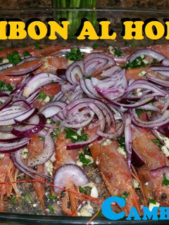 Una foto de Gambón al horno