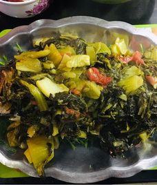 cá chép giòn cà chua thì là