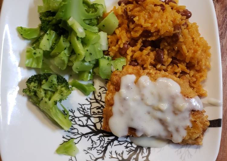 Fried Porkchops with country gravy