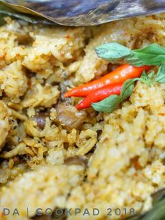 Foto resep Nasi Bakar Teri