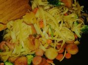 Gambar brokoli, spaghetti