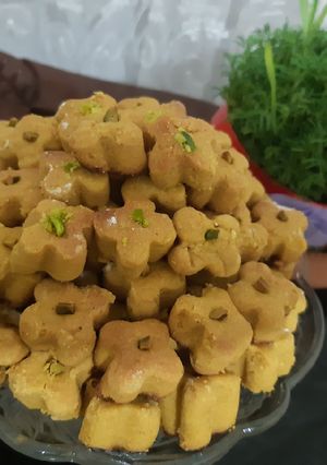 عکسی از دستور شیرینی نخودچی😍