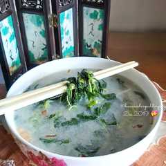 Bobor Bayam রেসিপির প্রধান ছবি