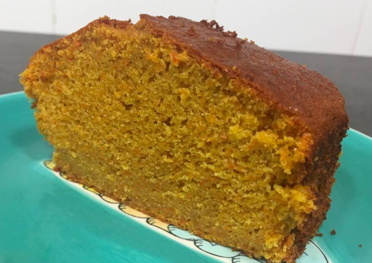 Bizcocho de zanahoria con aceite de coco con Thermomix