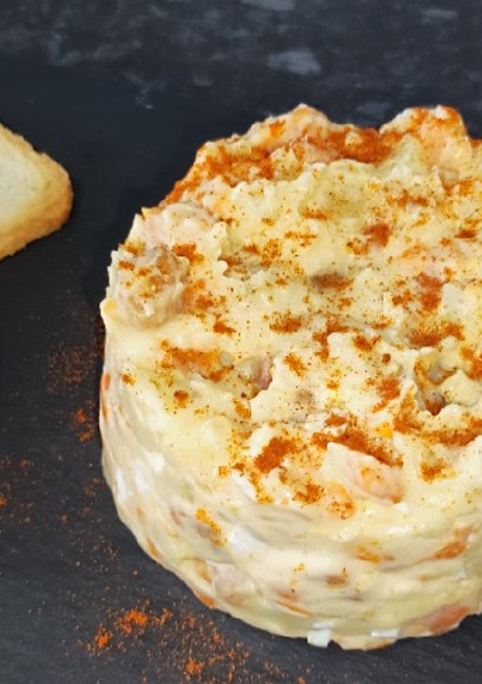 Una foto de Ensaladilla de gambas al pil pil