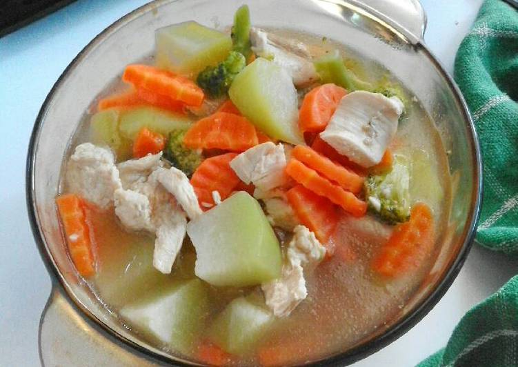 Bumbu Membuat Sop ayam labu #PostingRame2_Sop yang Menggugah Selera