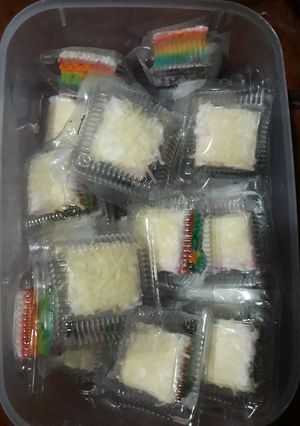 Foto resep Rainbow cake mini