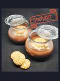 Crema di cachi, cioccolato al rum