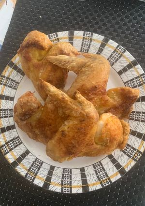 Una foto de Alitas en la airfryer