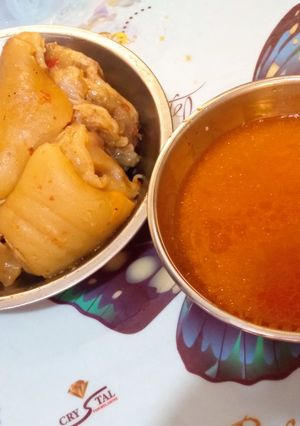 صورة لوصفة شوربة كوارع