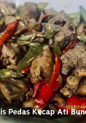 Foto resep Tumis Pedas Kecap Ati Buncis