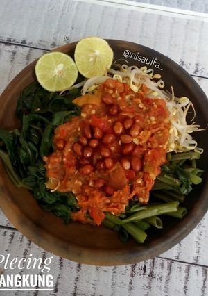 Foto resep Plecing Kangkung khas Lombok