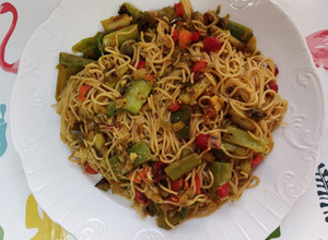 Foto principal de Fideos chinos con verduras