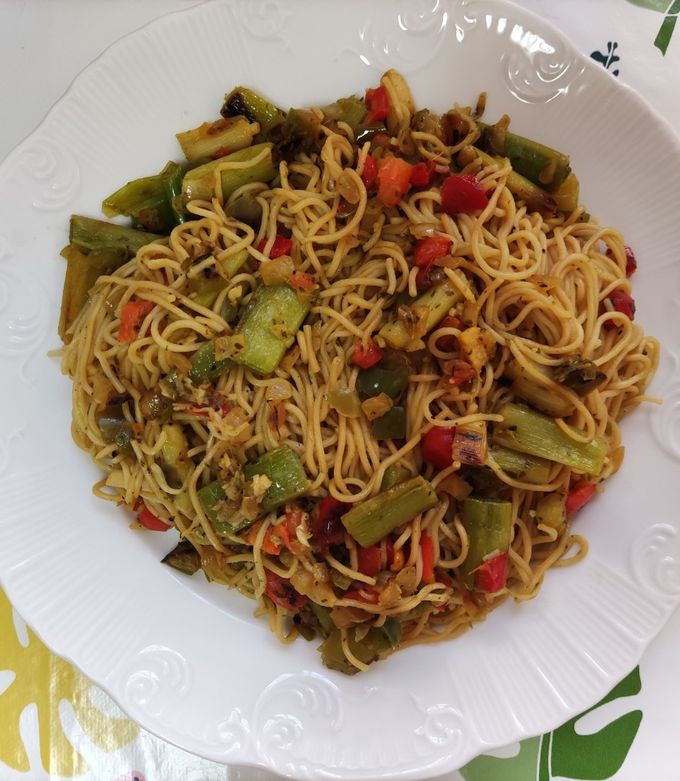 Foto principal de Fideos chinos con verduras