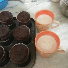 A picture of Moist chocolate cupcakes.