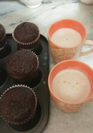 A picture of Moist chocolate cupcakes.