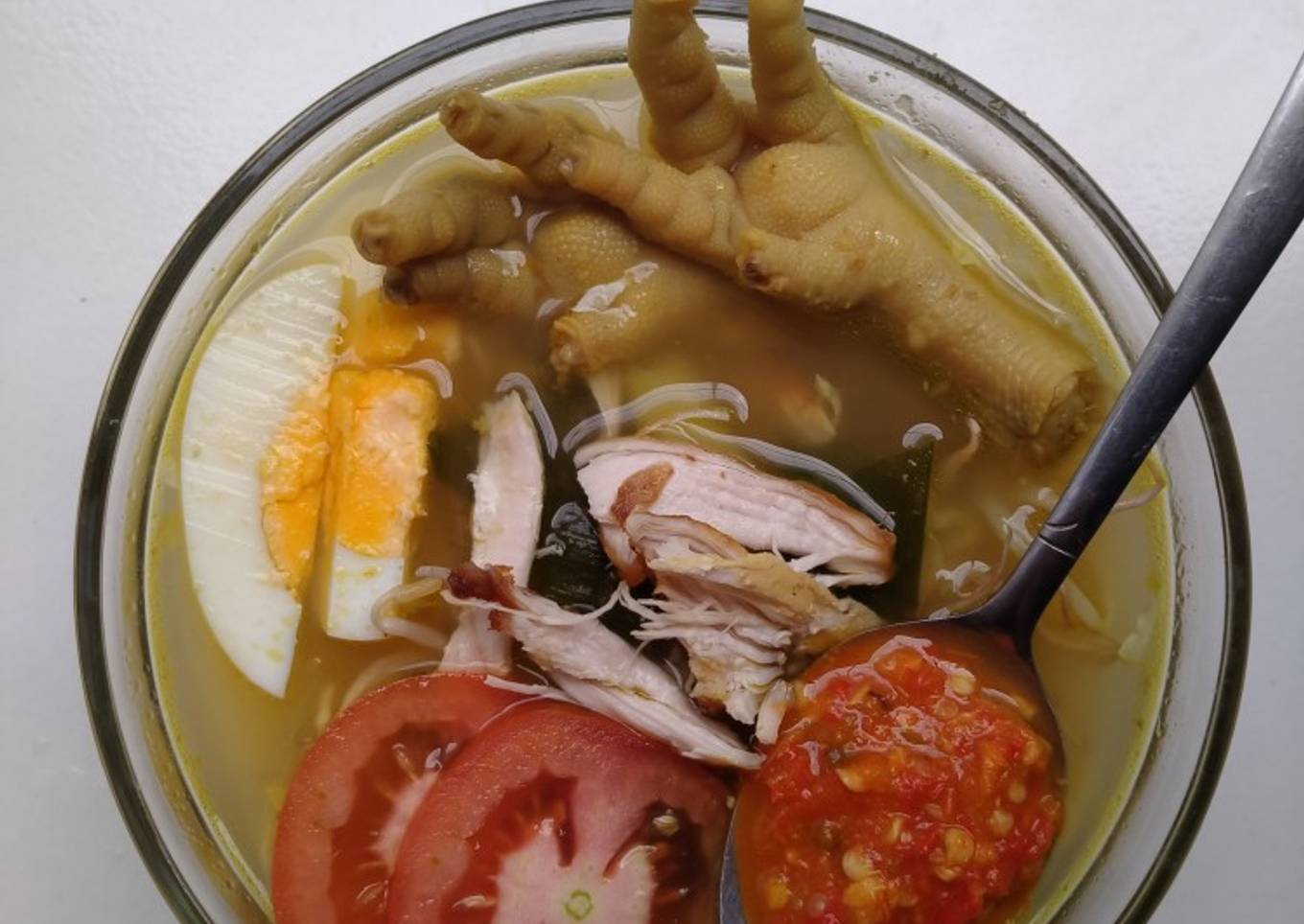 Soto Lamongan Ceker ala AV Kitchen