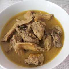 Foto resep Opor ayam kuning tanpa santan