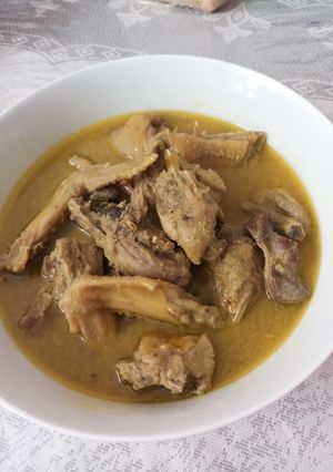 Foto resep Opor ayam kuning tanpa santan