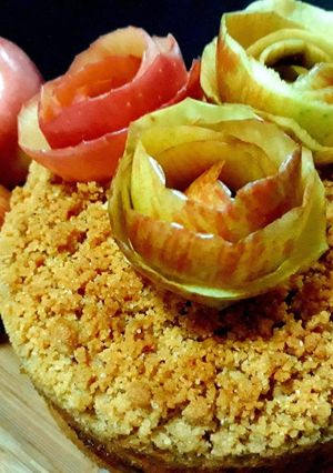 รูปของ 🍎แอปเปิ้ลครัมเบิ้ลเค้ก🍎 (Apple Crumble Cake)