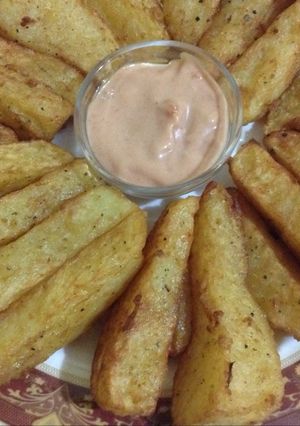 صورة لوصفة بطاطا ودجز