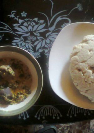A picture of Egusi soup.
