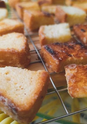 Hình của món Bánh mì caramel.