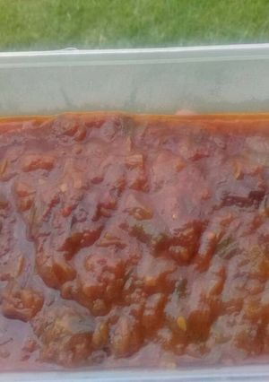 A picture of Brown onion gravy.