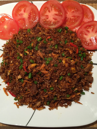 Cara Buat Nasi goreng kari vegetarian Yang Bikin Ngiler