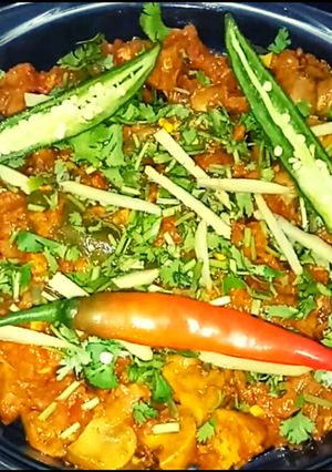A picture of Microwave Mushroom Masala.