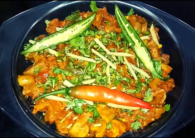 Microwave Mushroom Masala