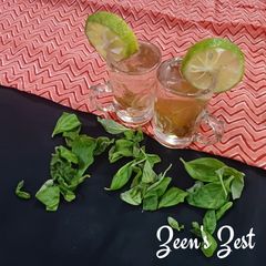 A picture of Basil Lemon Tea.