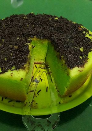 Foto resep Bolu pandan 10 telur😱