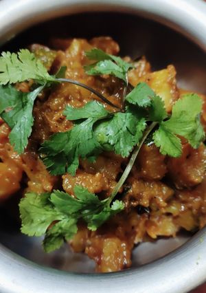 खट्टा मीठा कद्दू (khatta meetha kaddu recipe in Hindi) रेसिपी मुख्य फोटो