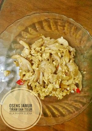 Foto resep Oseng jamur tiram dan telur