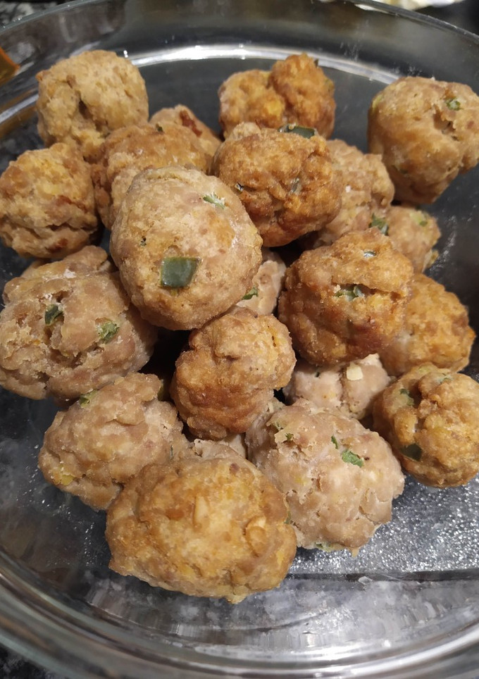 Una foto de Albóndigas de patata y carne