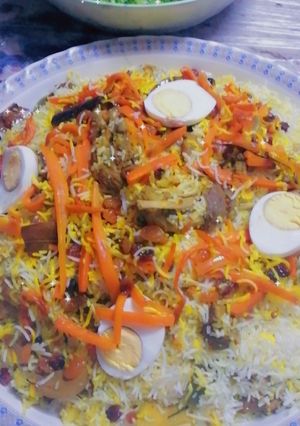 صورة لوصفة برياني لحم بطريقتي طعم لا يوصف ❤️❤️