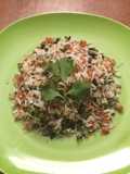 Tabuleh de arroz, quínoa y aceitunas