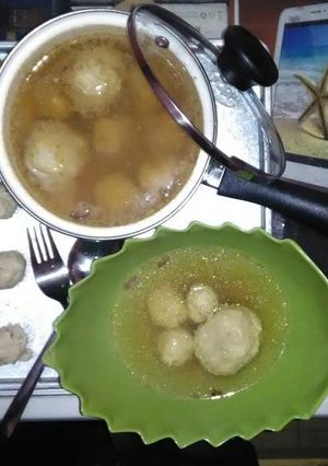 Foto resep Bakso keju simple ala mami devi.a