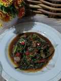 Tumis Kangkung Tempe Belacan