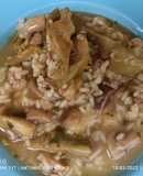 Arroz de alcachofas y setas