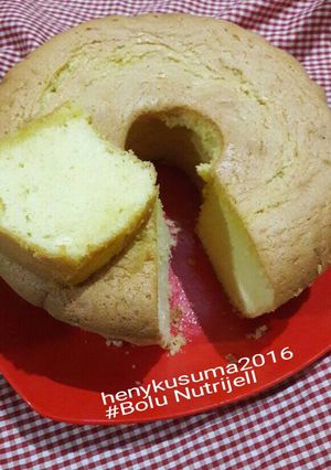 Foto resep Bolu Nutrijell (simple,6 bahan saja, jamin lembut kenyal yummy)