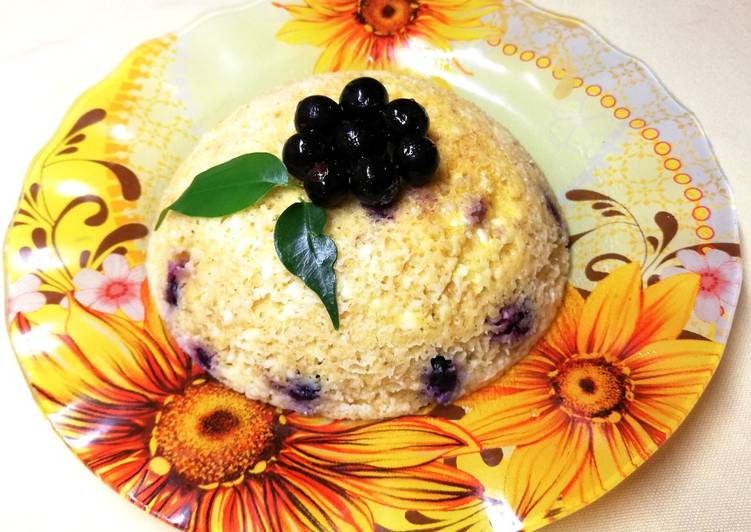 Túrós áfonyás mikrós süti🍧